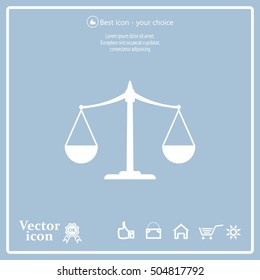 Scales balance icon
