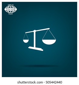 Scales balance icon