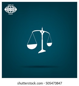 Scales balance icon