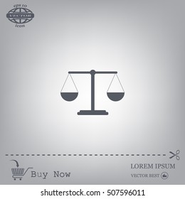 Scales balance icon