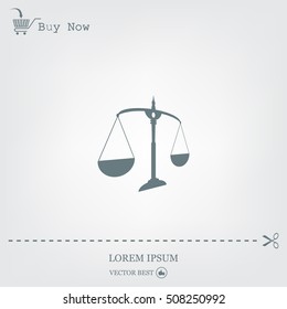 Scales balance icon