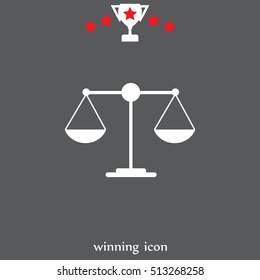 Scales balance icon