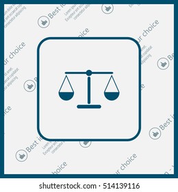 Scales balance icon