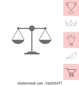 Scales balance icon