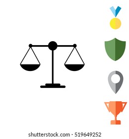 Scales balance icon