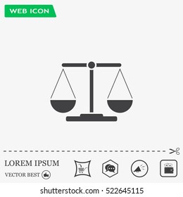 Scales balance icon