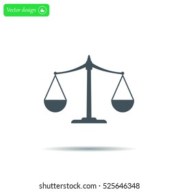 Scales balance icon
