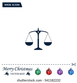 Scales balance icon