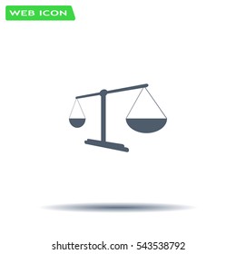 Scales balance icon