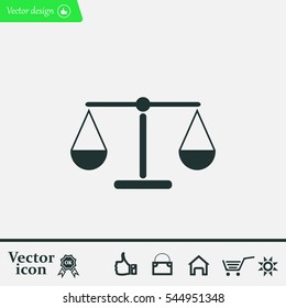 Scales balance icon