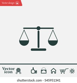 Scales balance icon