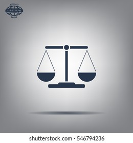 Scales balance icon