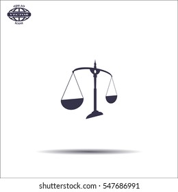 Scales balance icon