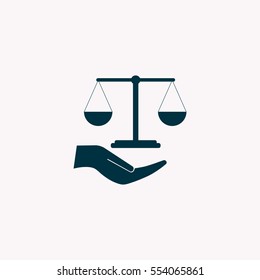 Scales balance icon