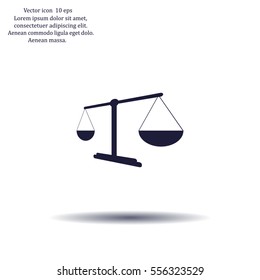 Scales balance icon