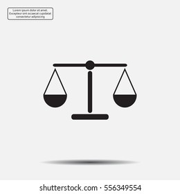 Scales balance icon