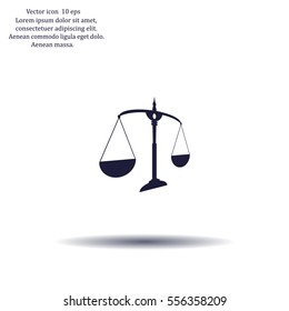 Scales balance icon