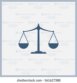 Scales balance icon