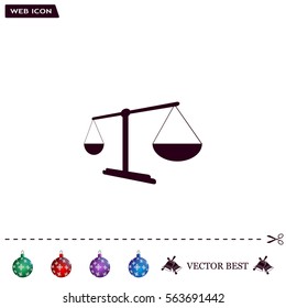Scales balance icon