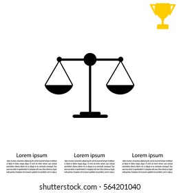 Scales balance icon