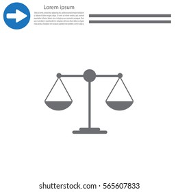 Scales balance icon