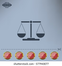 Scales balance icon