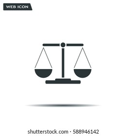 Scales balance icon