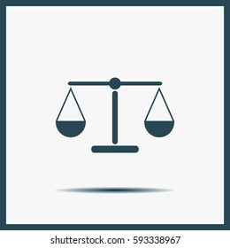 Scales balance icon