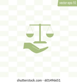 Scales balance icon