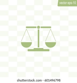 Scales balance icon