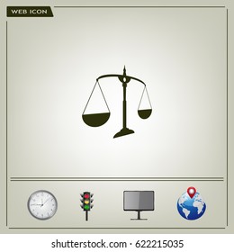 Scales balance icon
