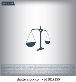 Scales balance icon
