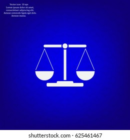 Scales balance icon