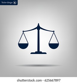 Scales balance icon