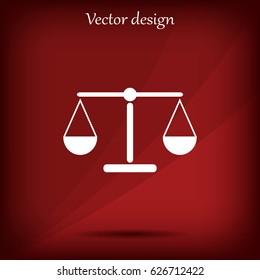Scales balance icon