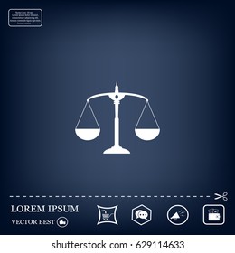 Scales balance icon