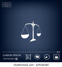 Scales balance icon