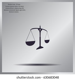 Scales balance icon