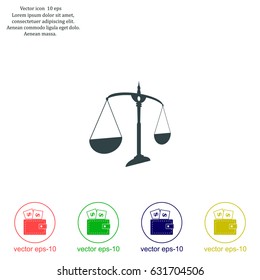 Scales balance icon