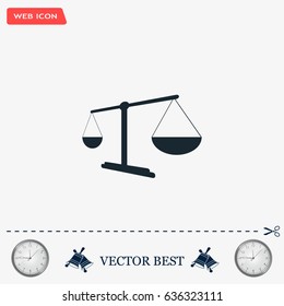 Scales balance icon