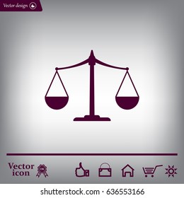 Scales balance icon