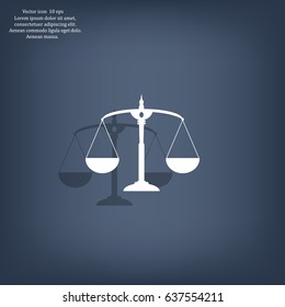 Scales balance icon