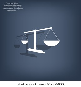 Scales balance icon
