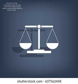 Scales balance icon