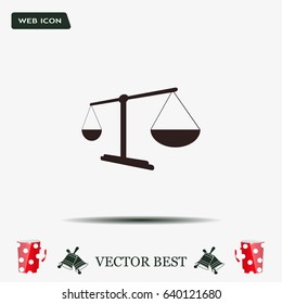 Scales balance icon