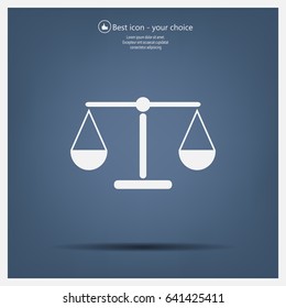 Scales balance icon