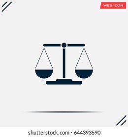 Scales balance icon