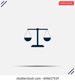 Scales balance icon