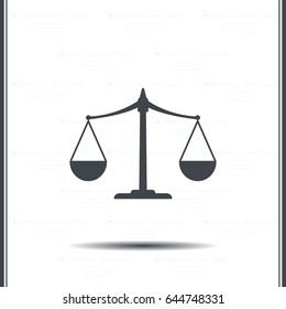 Scales balance icon