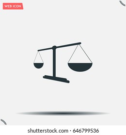 Scales balance icon